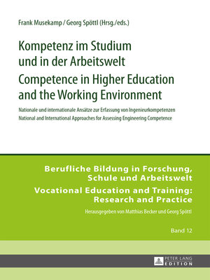 cover image of Kompetenz im Studium und in der Arbeitswelt- Competence in Higher Education and the Working Environment